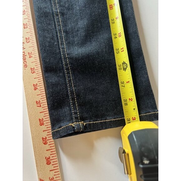 Rag & Bone Kensington dark blue wash skinny straight jeans 31 stretch mobwife - Picture 10 of 11